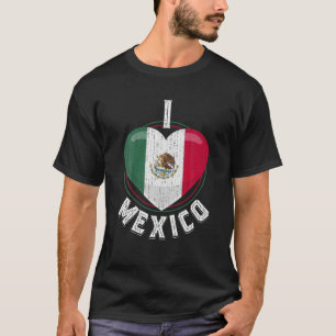 ヒスパニックメキシコ好き誇りを持ったメキシコ文化Love M Tシャツ