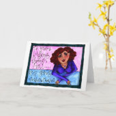 ヒスパニックラテンアメリカ系女性ガール勇気付けられるインスピレーション カード (黄色い花)