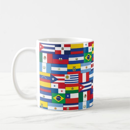 ヒスパニック伝統コーヒーマグ中南米マグ コーヒーマグカップ (左)