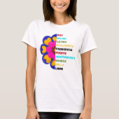 ヒスパニック伝統ハンドファンシャツ、メキシコデー Tシャツ (正面)