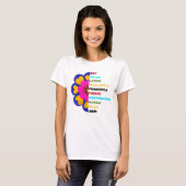 ヒスパニック伝統ハンドファンシャツ、メキシコデー Tシャツ (正面フル)