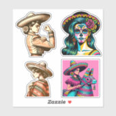 ヒスパニック伝統フェスティバルシール シール (シート)