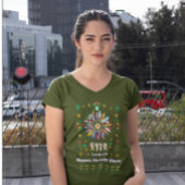 ヒスパニック伝統月ラティーノフラッグスサンフラワーデ Tシャツ