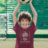 ヒスパニック伝統月ラティーノフラッグスサンフラワーデ Tシャツ