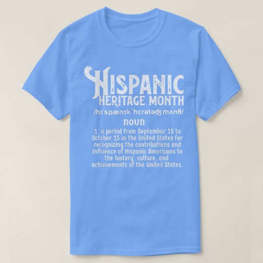 ヒスパニック伝統月ラティーノ国フラッグスサン Tシャツ (デザイン正面)