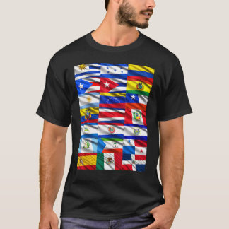 ヒスパニック伝統月ラティーノ国国旗 Tシャツ