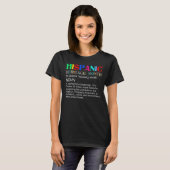 ヒスパニック伝統月定義誇りを持ったLatino Me Tシャツ (正面フル)