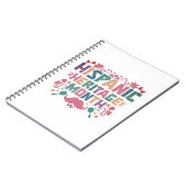 ヒスパニック伝統月暖かい色 ノートブック (左側)