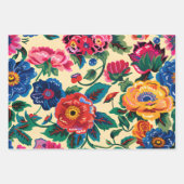 ヒスパニック伝統月花 ラッピングペーパーシート (正面3)