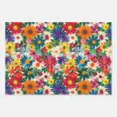 ヒスパニック伝統月花 ラッピングペーパーシート (正面2)
