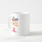 ヒスパニック伝統月非パニックおもしろいヒスパニック コーヒーマグカップ (正面左)