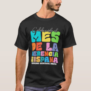 ヒスパニック伝統月2022全国ラテン語数 Tシャツ