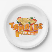 ヒスパニック伝統月 ペーパープレート (正面)