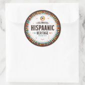 ヒスパニック伝統月 ラウンドシール (バッグ)