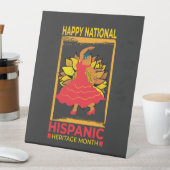 ヒスパニック伝統月 台座サイン (インサイチュ)