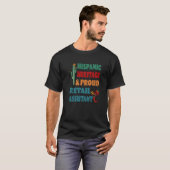 ヒスパニック伝統誇りを持った&リテールアシスタント Tシャツ (正面フル)