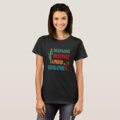ヒスパニック伝統誇りを持った&地理学者 Tシャツ (正面フル)