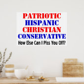 ヒスパニック保守派！ ポスター (キッチン)