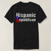 ヒスパニック共和党の保守的なギフト政治ラ Tシャツ (デザイン正面)