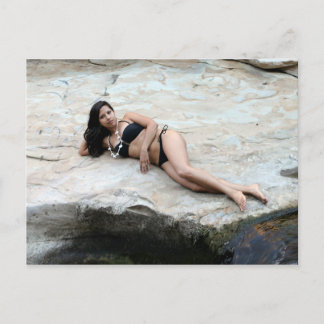 ヒスパニック女性の滝 ポストカード