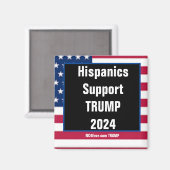 ヒスパニック対応TRUMP 2024磁石 マグネット (正面/裏面)