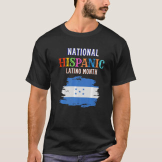 ヒスパニック式の月プライデフルなラテンアスペインのミ Tシャツ