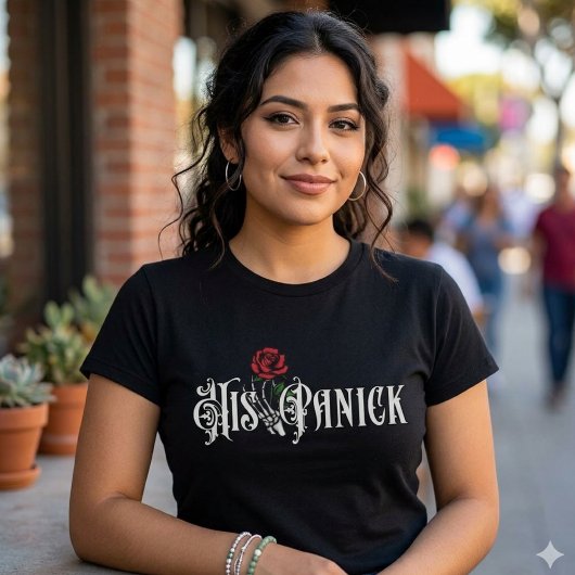 ヒスパニック系の彼女 HisPanick おもしろTシャツ Tシャツ