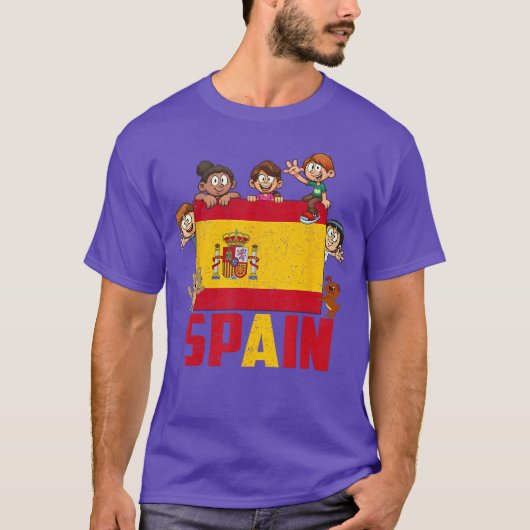 ヒスパニック系アメリカ人の文化遺産月間 スペイン 男の子 女の子 幼児 Tシャツ (正面)