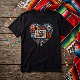 ヒスパニック系アメリカ人の文化遺産月間 ハート Tシャツ