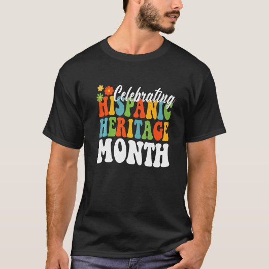 ヒスパニック系アメリカ人の文化遺産月間 ヒスパニック系の定義 Tシャツ (正面)