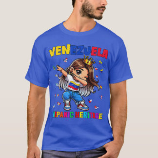 ヒスパニック系アメリカ人の文化遺産月間 ベネズエラの国旗 ベネズエラ人 Tシャツ