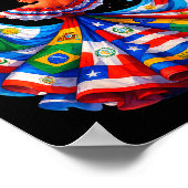 ヒスパニック系アメリカ人の文化遺産月間 Hispanic Heritage Month ポスター (角)