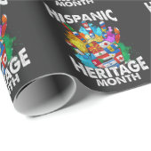 ヒスパニック系伝統月の国旗 ラッピングペーパー (ロールコーナー)