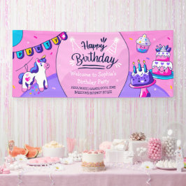 ヒスパニック系女子の誕生日パーティーのお祝いをカスタマイズ 横断幕