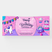 ヒスパニック系女子の誕生日パーティーのお祝いをカスタマイズ 横断幕 (横)
