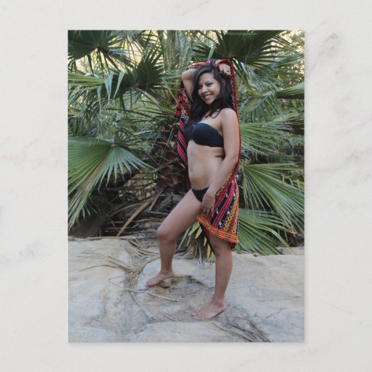 ヒスパニック美しい ポストカード (正面)