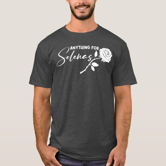 ヒスパニック音楽好きのためのセレナのバラ なんでも b tシャツ (正面)