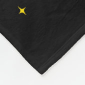 ヒスパニック・ヘリテージ・ムーン ニカラグア国旗 ニカラグア人 フリースブランケット (角)