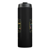 ヒスパニ祝ック伝統月デザイン タンブラー (正面)