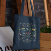 ヒスパニ祝ック伝統月デザイン トートバッグ