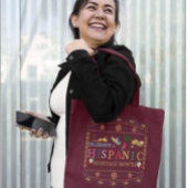 ヒスパニ祝ック伝統月デザイン トートバッグ