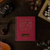 ヒスパニ祝ック伝統月デザイン ノートブック