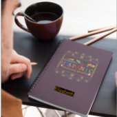 ヒスパニ祝ック伝統月デザイン ノートブック