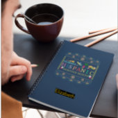 ヒスパニ祝ック伝統月デザイン ノートブック