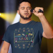ヒスパニ祝ック伝統月デザイン Tシャツ
