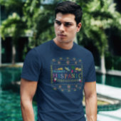 ヒスパニ祝ック伝統月デザイン Tシャツ