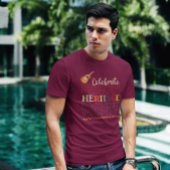 ヒスパニ祝ック伝統月デザイン Tシャツ