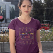 ヒスパニ祝ック伝統月デザイン Tシャツ