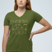 ヒスパニ祝ック伝統月デザイン Tシャツ