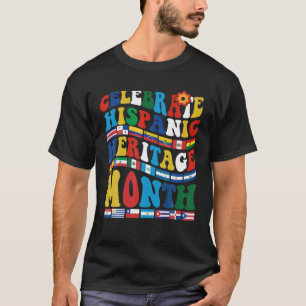 ヒスパニ祝ック伝統月ラティーノ諸国 Tシャツ